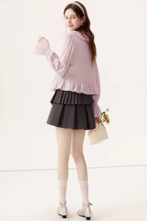 Linen V-Neck Blouse