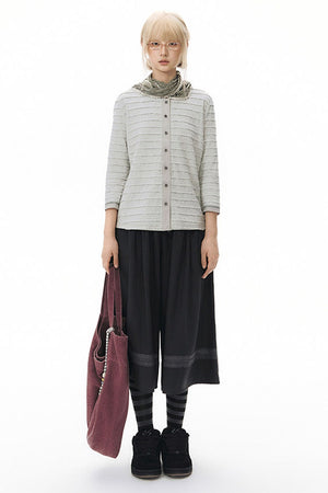 Long Sleeve Knitted Cardigan Top