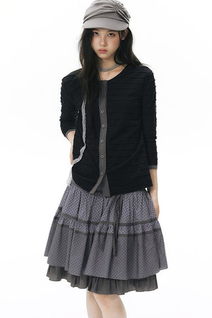 Long Sleeve Knitted Cardigan Top