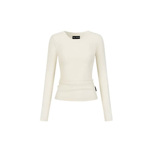 Long Sleeve Lace Panel Top