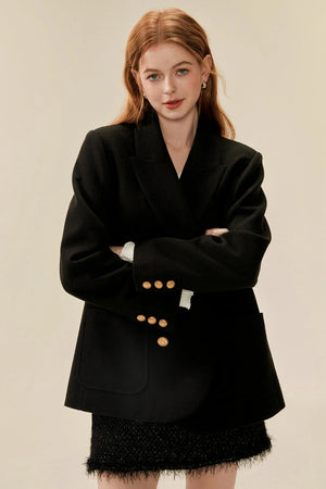 Loose British Tweed Blazer