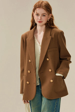 Loose British Tweed Blazer