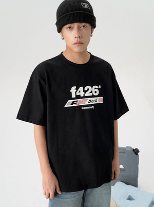 Loose Casual Flag T-Shirt
