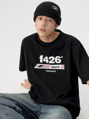 Loose Casual Flag T-Shirt