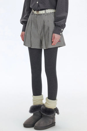 Loose Corduroy Micro A-Line Shorts