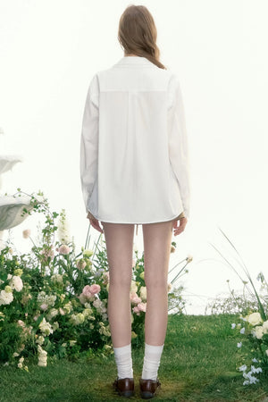 Loose Fit French Retro Shirt