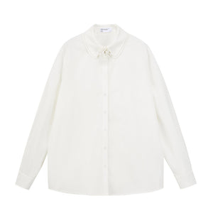 Loose Fit French Retro Shirt
