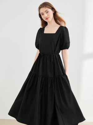 Loose French Midi Dress