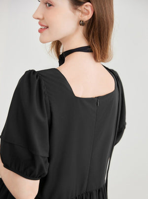 Loose French Midi Dress