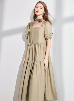 Loose French Midi Dress