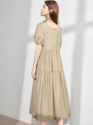 Loose French Midi Dress