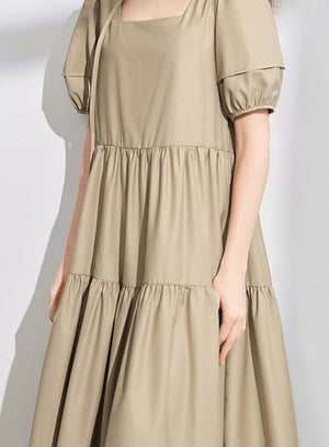 Loose French Midi Dress