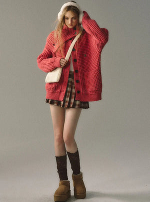 Loose Knitted Cardigan Jacket