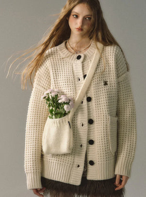 Loose Knitted Cardigan Jacket