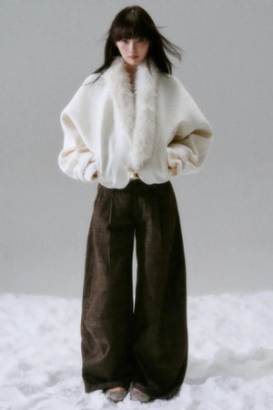 Lost Forest Woolen Cardigan Coat