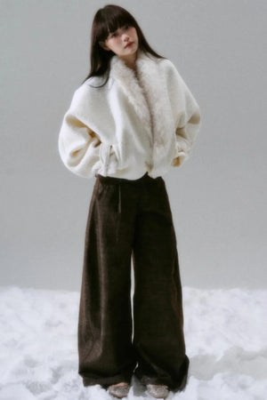 Lost Forest Woolen Cardigan Coat