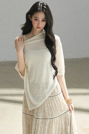 Lost Pearl Tulle Top Set-Up
