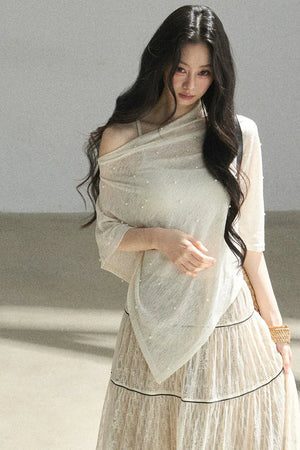 Lost Pearl Tulle Top Set-Up
