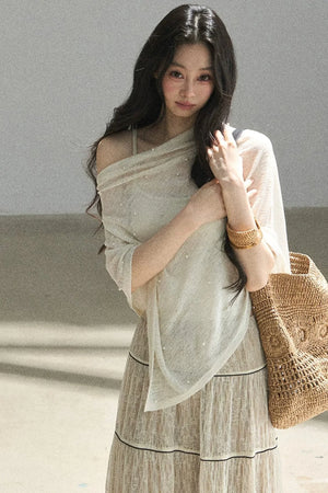 Lost Pearl Tulle Top Set-Up