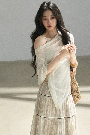 Lost Pearl Tulle Top Set-Up