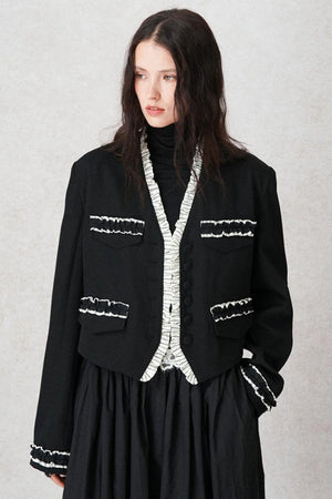 Lotus Leaf Edge Short Coat