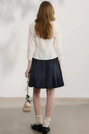 Love Thoughts White Lace Shirt