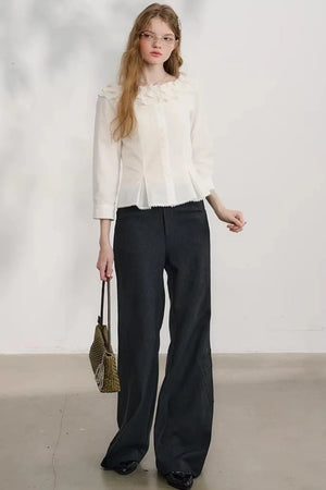 Love Thoughts White Lace Shirt