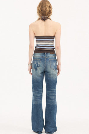 Low-Waist Wide-Leg Jeans
