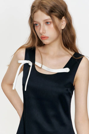Lunar Elegance Swing Dress