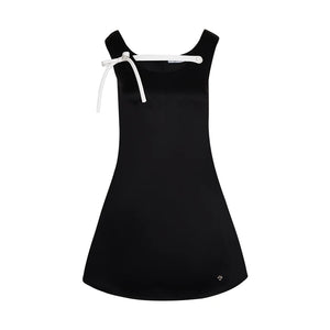 Lunar Elegance Swing Dress