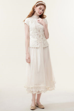 Luxe Lace Sleeveless Top Set-Up