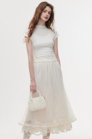 Luxe Lace Sleeveless Top Set-Up