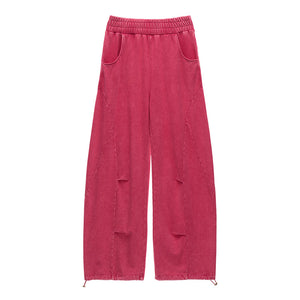 Luxe Loose-Leg Sports Pants