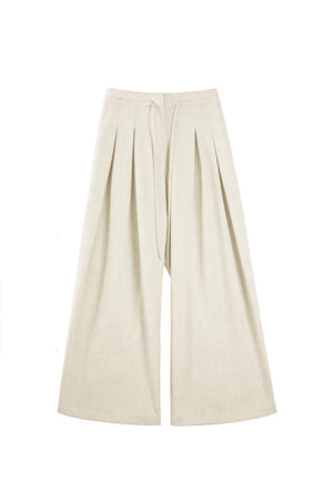 Luxe Pleated Wide-Leg Trouser Set-Up