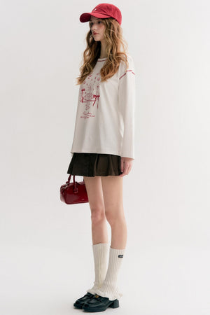 Luxurious Pleated A-Line Skirt