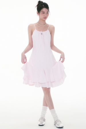 Luxury Halter Midi Dress
