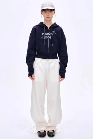 Lyocell Blend Color-Block Pants