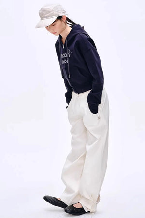 Lyocell Blend Color-Block Pants