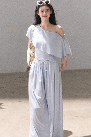 Lyocell Cape Camisole And Pants Set