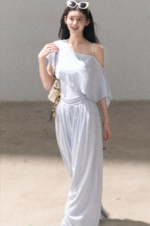 Lyocell Cape Camisole And Pants Set