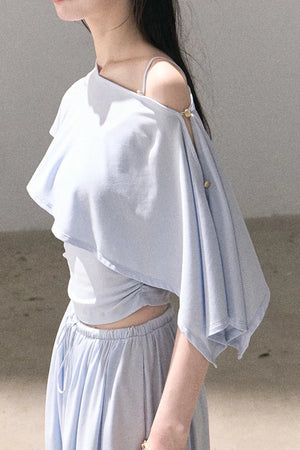 Lyocell Cape Camisole And Pants Set