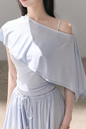 Lyocell Cape Camisole And Pants Set