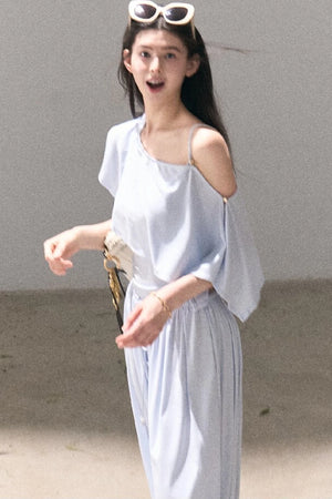 Lyocell Cape Camisole And Pants Set