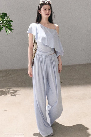 Lyocell Cape Camisole And Pants Set