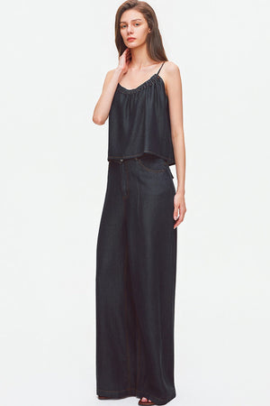 Lyocell Denim Camisole And Pants Set