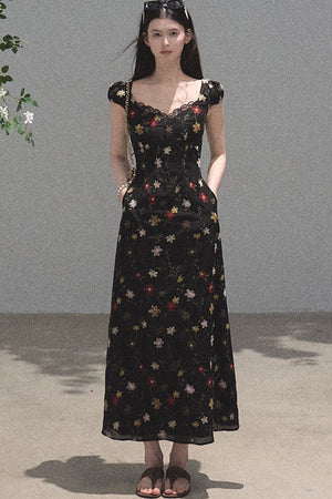 Lyocell Floral Slip Dress