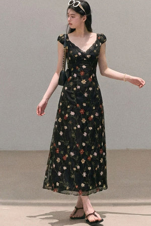 Lyocell Floral Slip Dress