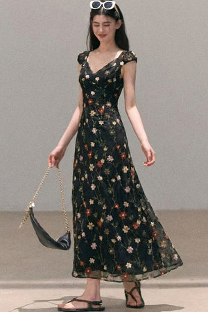 Lyocell Floral Slip Dress