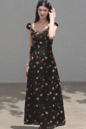 Lyocell Floral Slip Dress