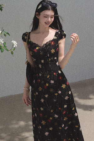 Lyocell Floral Slip Dress